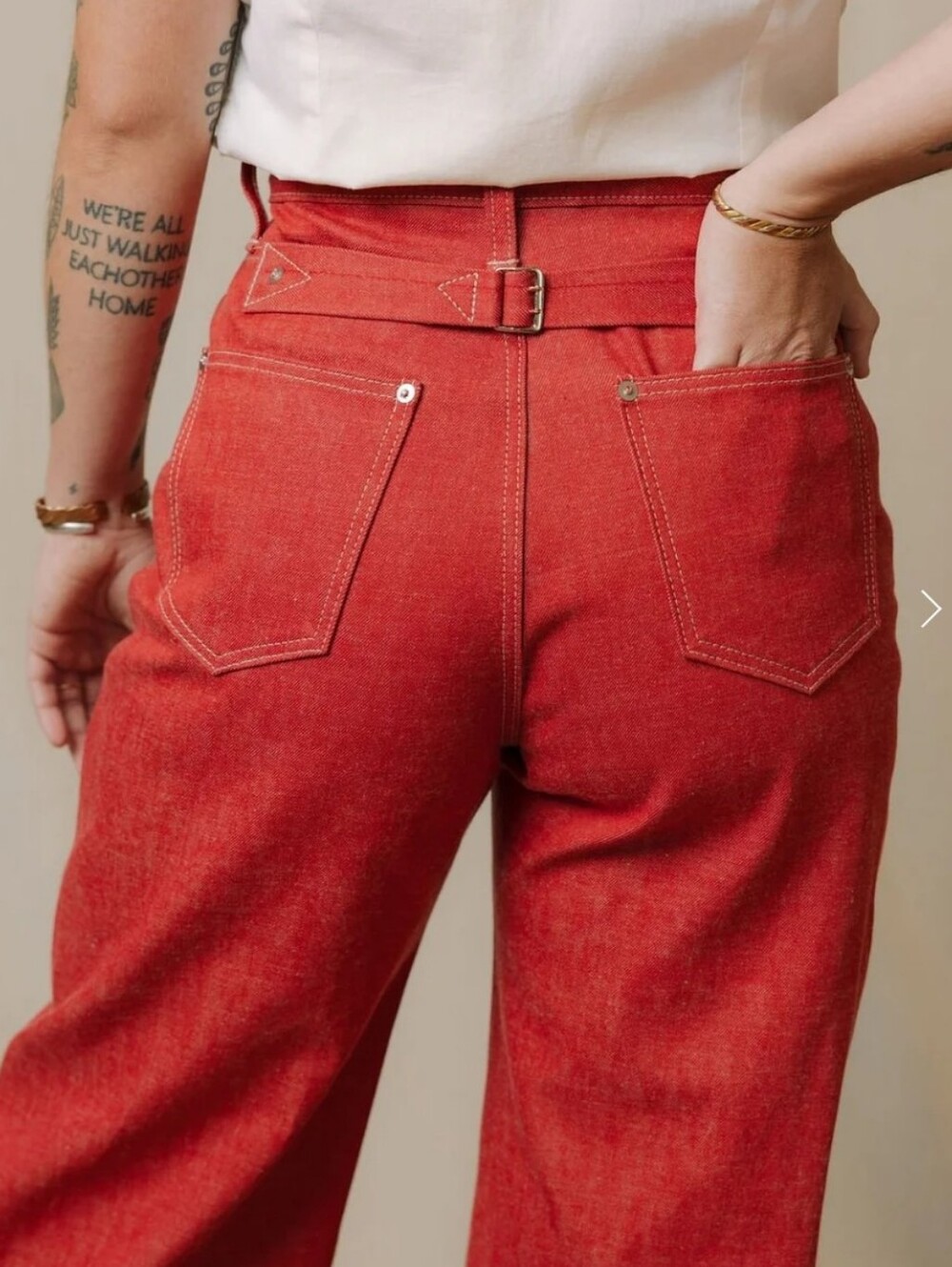 Baucom Denim Red Selvedge Denim Jeans